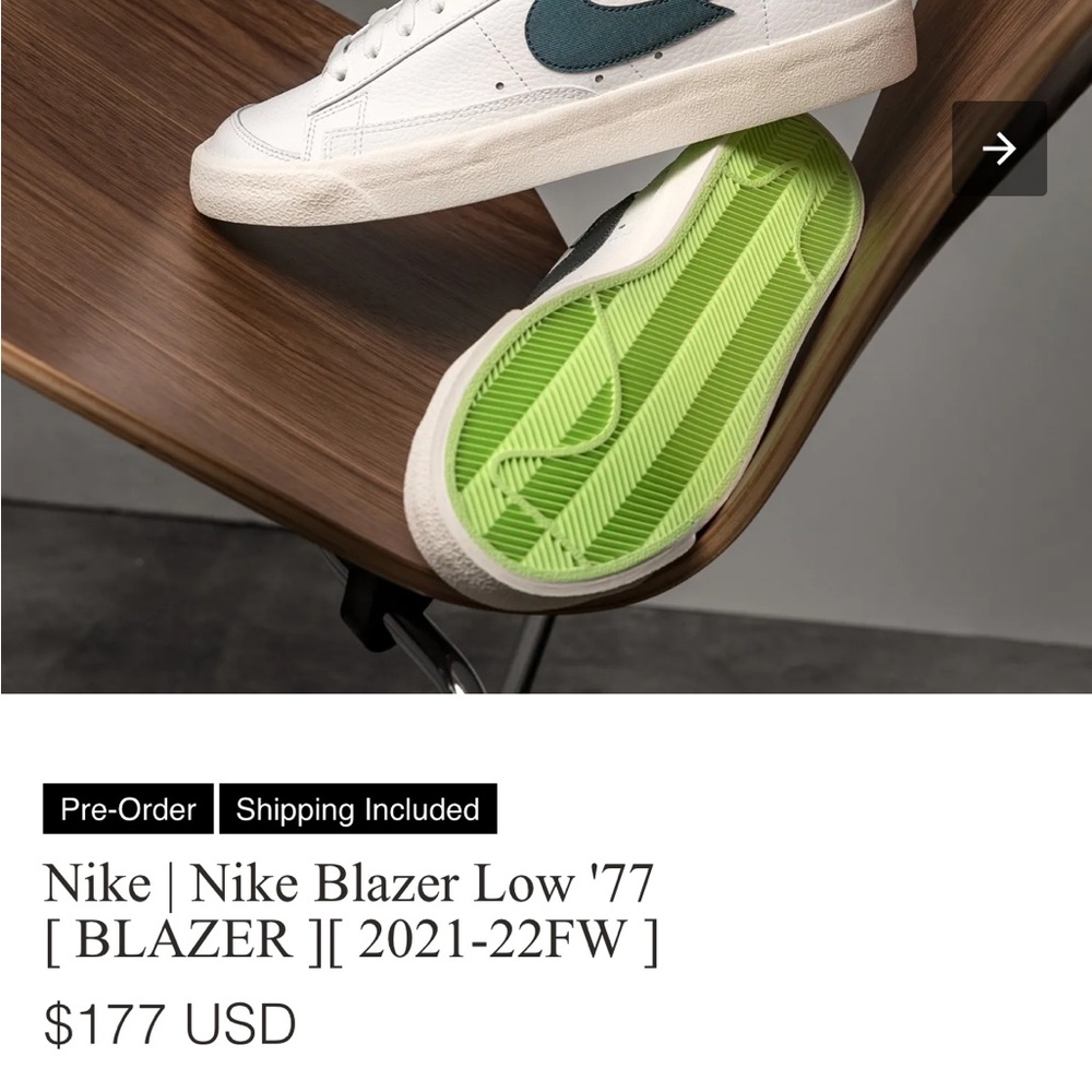 nike blazer low 77 2021-22 fw